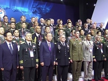 उत्तर कोरिया को घेरने एक मंच पर आए 30 देशों के सैन्य अफसर