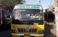 बच्चो की जान के साथ भारी लापरवाही...केवल ड्राइवर के भरोसे चल रही डबल चौकी आइडियल हायर सेकेंडरी स्कूल की बस